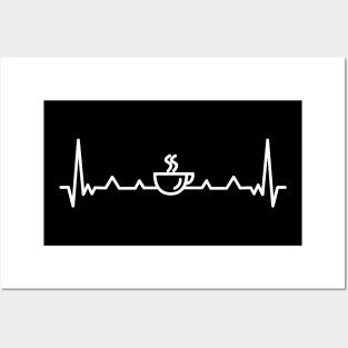 Coffee Heartbeat Posters and Art